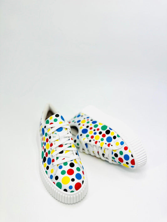 Ledersneaker colorbubble - Lidamoh Fashion